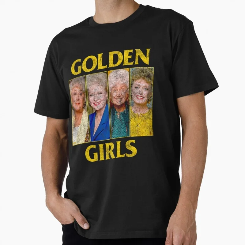 80's Retro TV Sitcom The Golden Girls Gift T Shirt for fans 100% Cotton Print tee Old Ladies Graphic Clothes US Size Tops S-6XL
80's Retro TV Sitcom The Golden Girls Gift T Shirt for fans 100% Cotton Print tee Old Ladies Graphic Clothes US Size Tops S-6XL