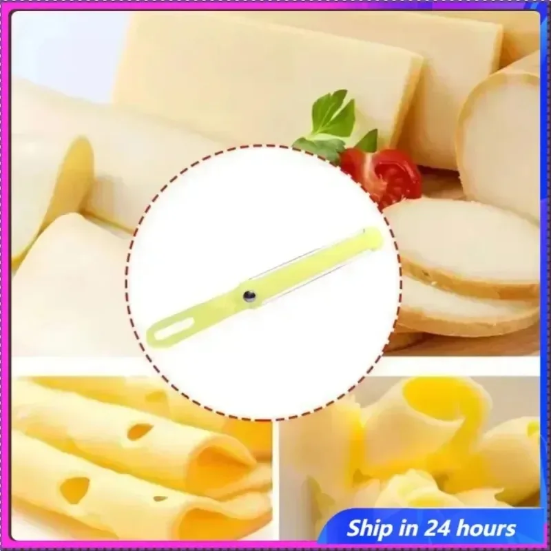 1PC New Fashion Cheese Butter Slicer Peeler Cutter Tool Wire Thick Hard Soft Handle Plastic Cheese Knife Cooking Baking Tools
1PC New Fashion Cheese Butter Slicer Peeler Cutter Tool Wire Thick Hard Soft Handle Plastic Cheese Knife Cooking Baking Tools