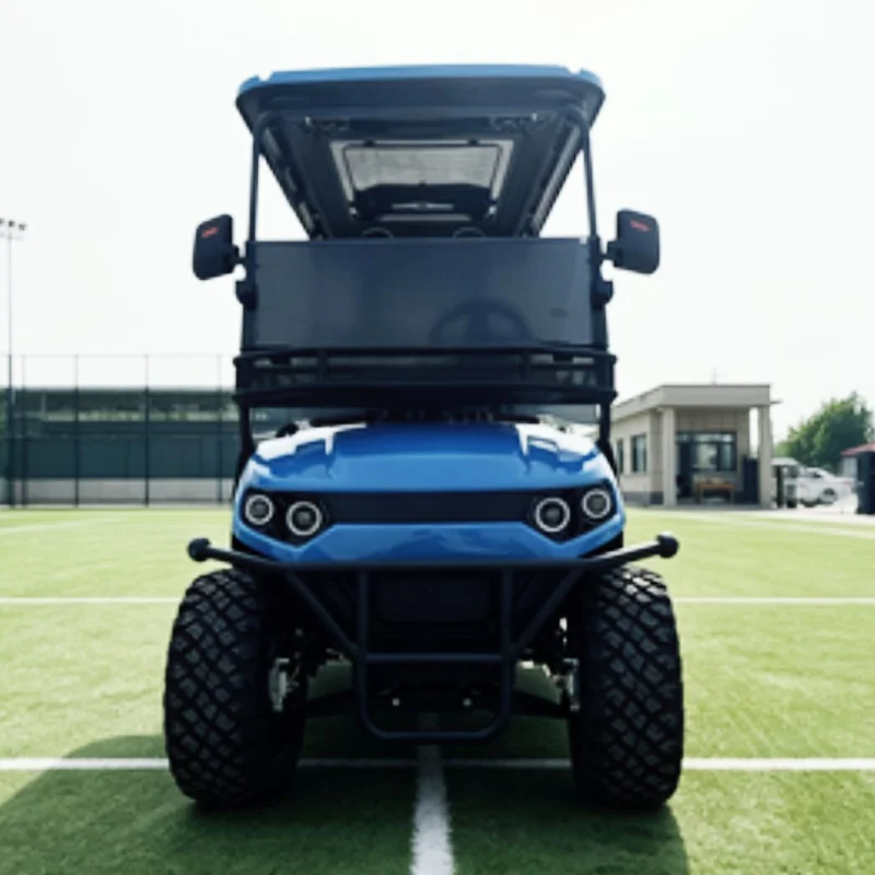 72V 6-Seater Electric Golf Cart Adult & Children Buggy Afable Price 12-Inch Off-Road Tires Bumper Rear Seat Foldable Rear Seat
72V 6-Seater Electric Golf Cart Adult & Children Buggy Afable Price 12-Inch Off-Road Tires Bumper Rear Seat Foldable Rear Seat