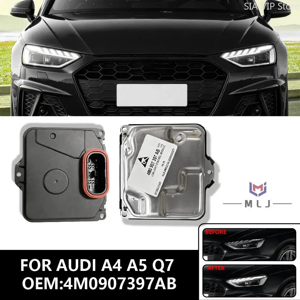 Headlight DRL Ballast Control Module Unit For Audi A4 A5 Q7 4M0907397AB Angel Eye Module Daytime Running Light CarAccessories
Headlight DRL Ballast Control Module Unit For Audi A4 A5 Q7 4M0907397AB Angel Eye Module Daytime Running Light CarAccessories
