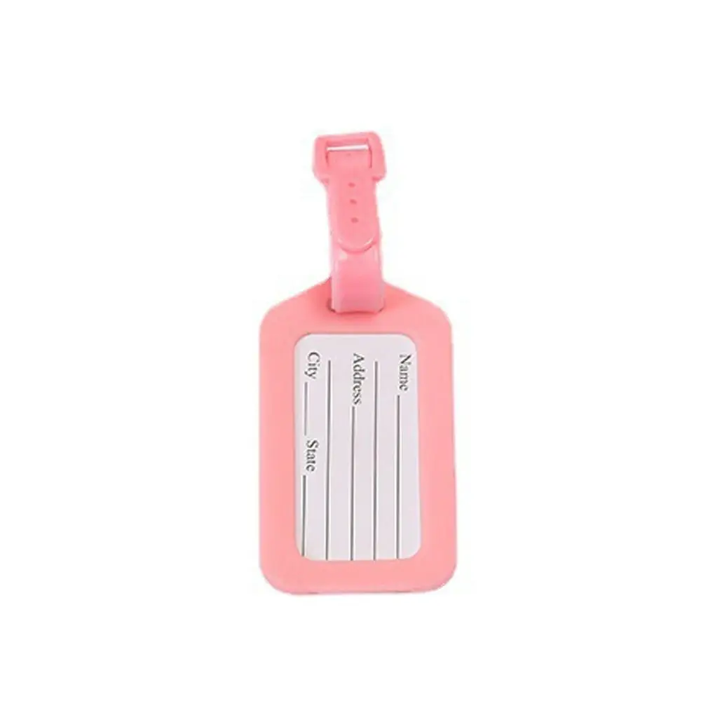 Macaron Color Name Luggage Tag Solid Color PVC Airplane Suitcase Tag Baggage Name Tags Information Card Boarding Pass
Macaron Color Name Luggage Tag Solid Color PVC Airplane Suitcase Tag Baggage Name Tags Information Card Boarding Pass