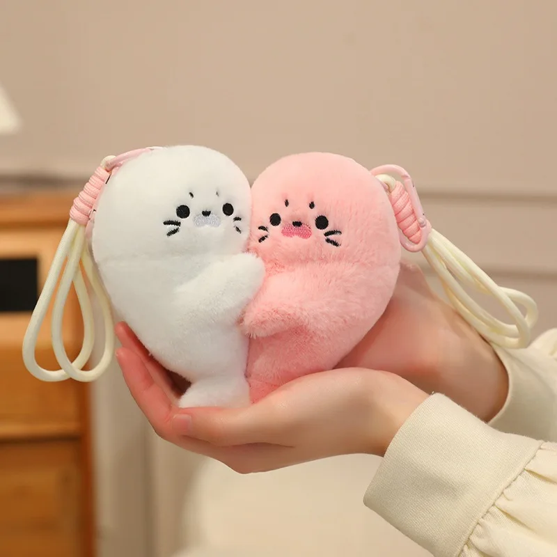Cartoon Magnetic Couple Seal Plush Keyring Charm Creative Fridge Magnet Cute Seal Plush Stuffed Toy Bag Keyring Birthday Gift
Cartoon Magnetic Couple Seal Plush Keyring Charm Creative Fridge Magnet Cute Seal Plush Stuffed Toy Bag Keyring Birthday Gift