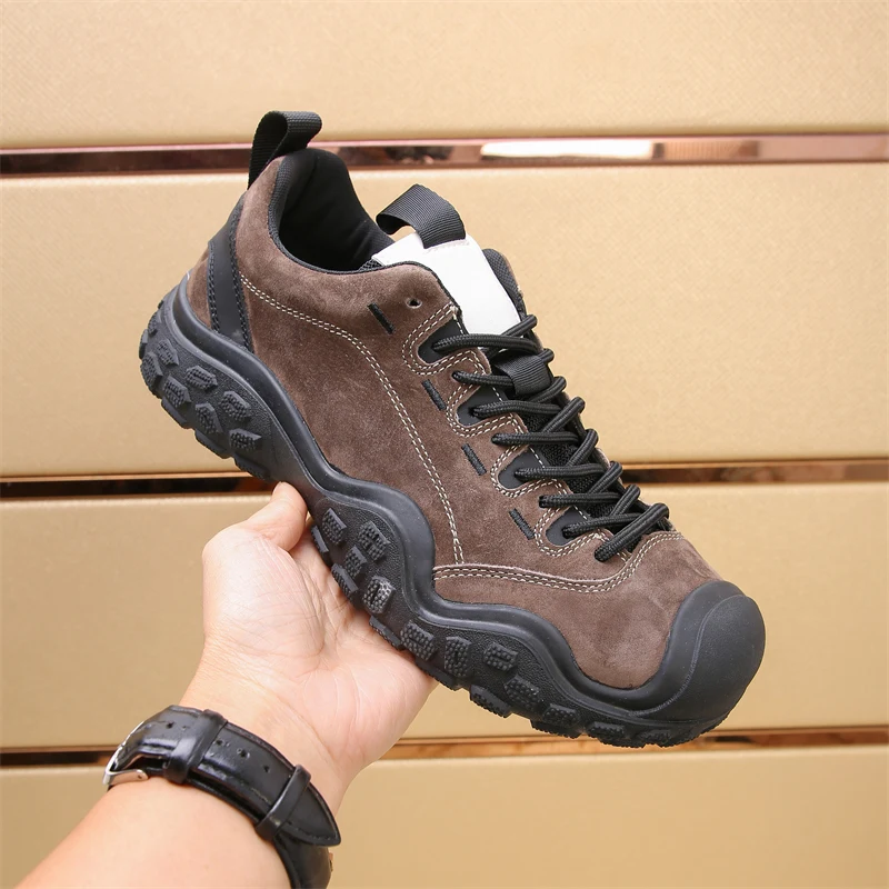 Hiking Shoes Mens Luxury Designer Winter Climbing Trekking Sneakers for Men Leather Outdoor Sports Work Man Shoes
Hiking Shoes Mens Luxury Designer Winter Climbing Trekking Sneakers for Men Leather Outdoor Sports Work Man Shoes