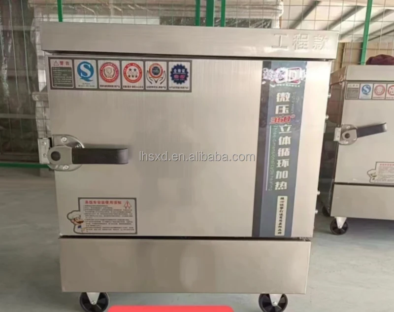 Commercial Electric Gas Rice Steaming Machine Rice Noodle Dumpling Food Steamer Cabinet
Commercial Electric Gas Rice Steaming Machine Rice Noodle Dumpling Food Steamer Cabinet