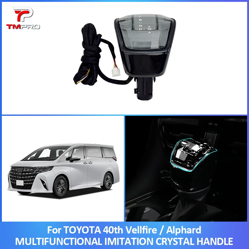 For Toyota Alphard Vellfire 24+ left/right-hand drive crystal multifunctional handle with ambient lighting LED shift knob M gear
For Toyota Alphard Vellfire 24+ left/right-hand drive crystal multifunctional handle with ambient lighting LED shift knob M gear