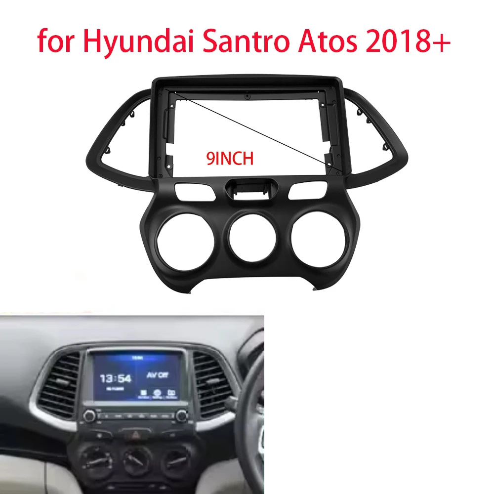 9-дюймовый автомобильный радиоприемник для Hyundai Santro Atos 2018, DVD стерео рамка, монтажная пластина, монтажная панель, комплект отделки рамки
9-дюймовый автомобильный радиоприемник для Hyundai Santro Atos 2018, DVD стерео рамка, монтажная пластина, монтажная панель, комплект отделки рамки