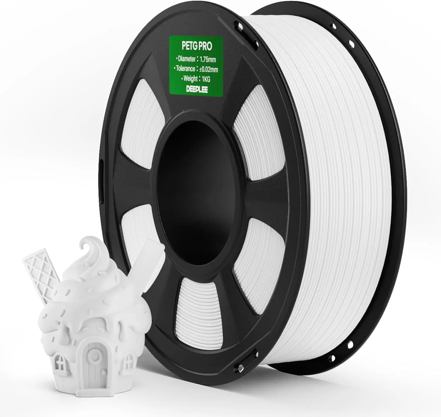 PETG PRO Filament 1.75mm White 1KG, Enhanced Toughness & Weather Resistance for FDM 3D Printers
PETG PRO Filament 1.75mm White 1KG, Enhanced Toughness & Weather Resistance for FDM 3D Printers