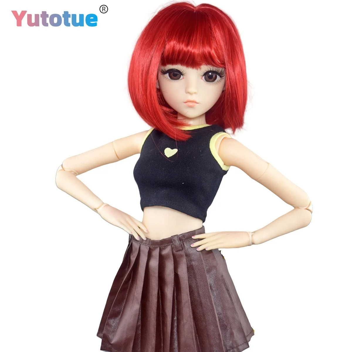 YUTOTUE 60cm Height Girl Doll BJD Toy Makeup Face Fashion Clothes Short Hair Wig Full Set Lifelike
YUTOTUE 60cm Height Girl Doll BJD Toy Makeup Face Fashion Clothes Short Hair Wig Full Set Lifelike