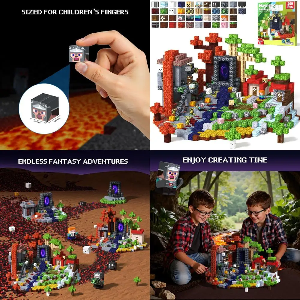 200-Piece Magnetic Building Blocks Set for Kids 3-12, Ideal for Birthdays, Christmas, and Graduation Gifts
200-Piece Magnetic Building Blocks Set for Kids 3-12, Ideal for Birthdays, Christmas, and Graduation Gifts
