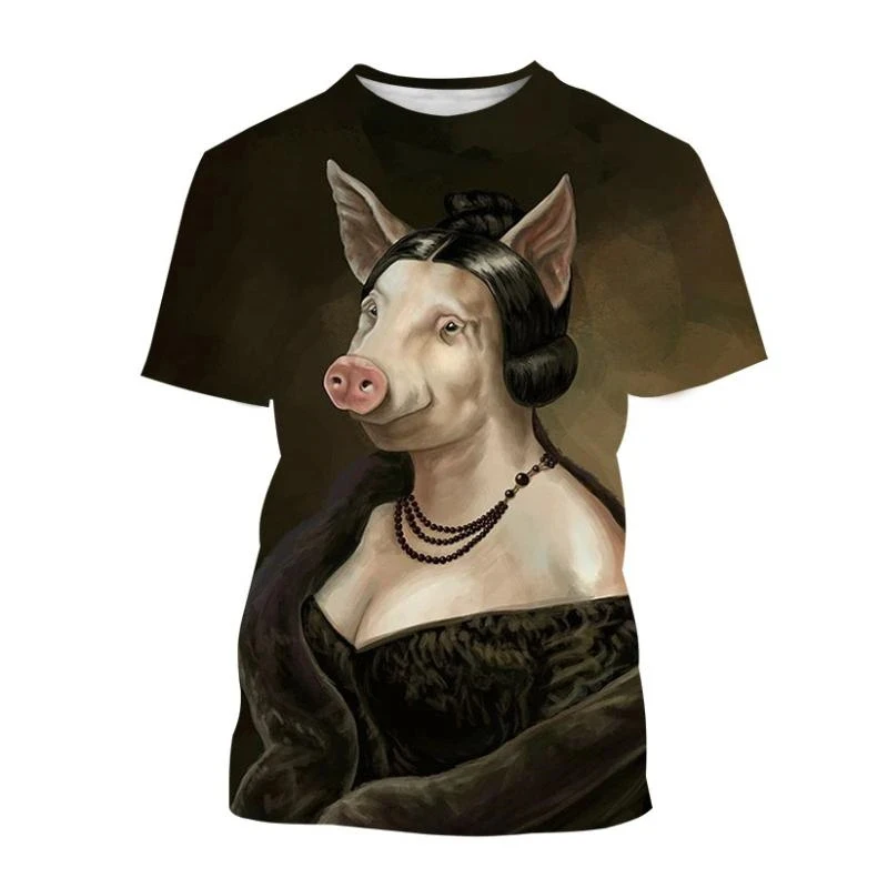 Футболка мужская с 3D-принтом свиньи, креативный крутой топ с коротким рукавом и забавным животным, летняя уличная одежда, Детская футболка
Футболка мужская с 3D-принтом свиньи, креативный крутой топ с коротким рукавом и забавным животным, летняя уличная одежда, Детская футболка