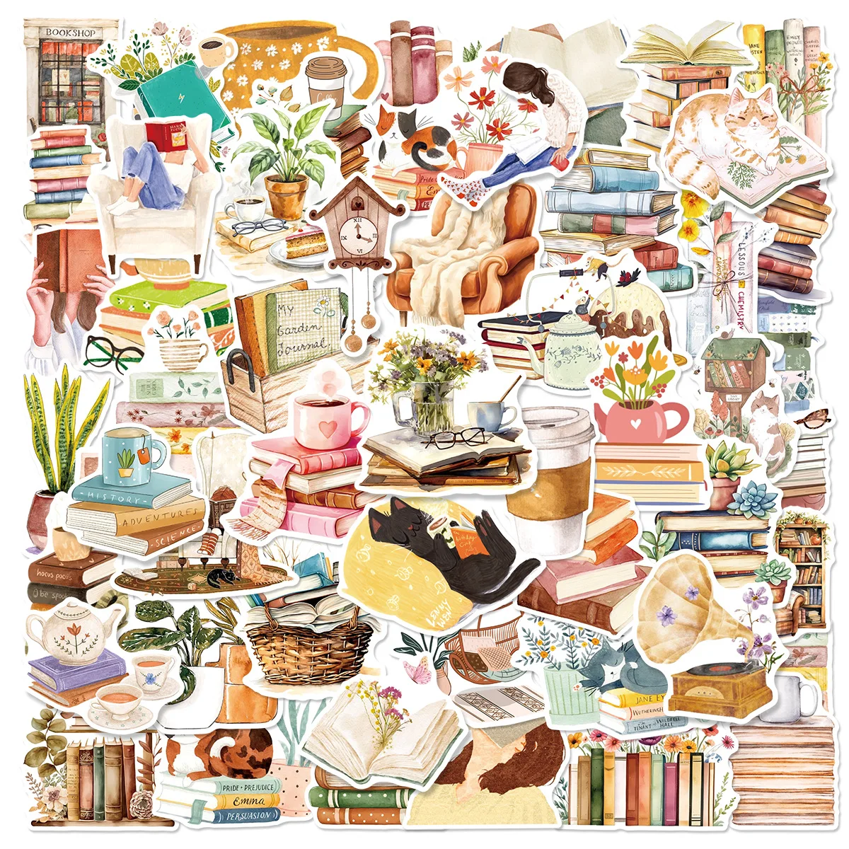 50PCS Cartoon Life Realistic Ins Style Reading Sticker DIY Decorative Mobile Phone Case Notebook Water Cup Waterproof Toys Gifts
50PCS Cartoon Life Realistic Ins Style Reading Sticker DIY Decorative Mobile Phone Case Notebook Water Cup Waterproof Toys Gifts