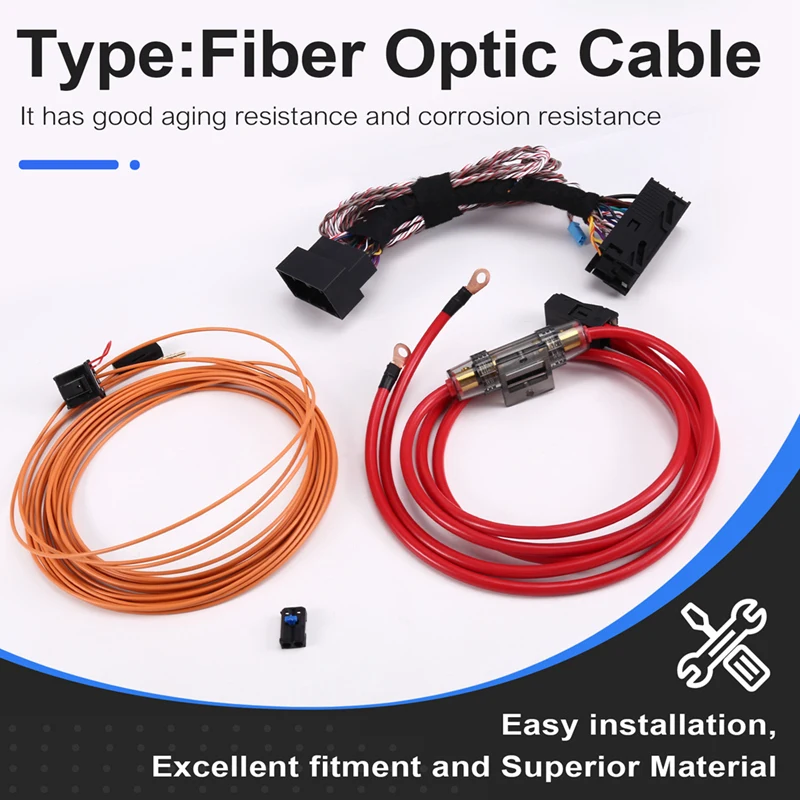 High Fidelity Amplifier To Harness, Lossless Cable, L7 Lossless Adapter Cable, Fiber Optic Cable For BMW
High Fidelity Amplifier To Harness, Lossless Cable, L7 Lossless Adapter Cable, Fiber Optic Cable For BMW