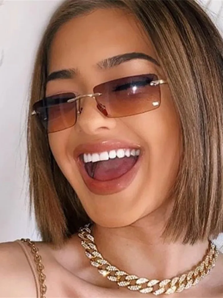 Fashion New Rectangle Sunglasses Women Men 2022 Rimless Small Sun Glasses Female Male Gafas De Sol Eyewear Glasses Shades UV400
Fashion New Rectangle Sunglasses Women Men 2022 Rimless Small Sun Glasses Female Male Gafas De Sol Eyewear Glasses Shades UV400