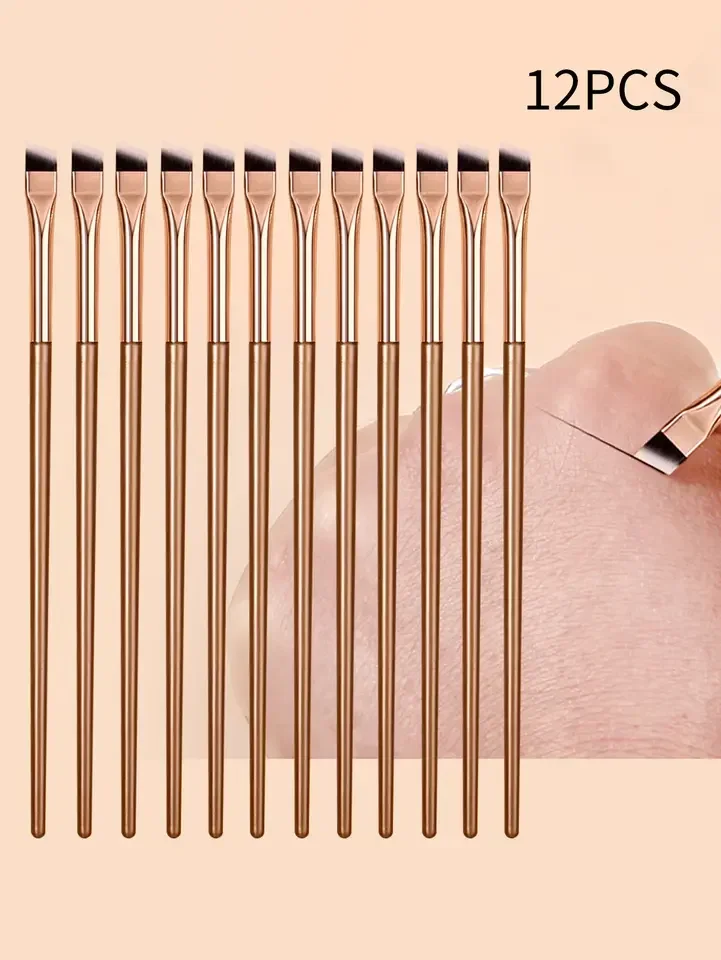 Ultra-Thin Liquid Eyeliner Brush with Knife Edge, Fine Flat Head for Precise Brow & Eye Makeup
Ultra-Thin Liquid Eyeliner Brush with Knife Edge, Fine Flat Head for Precise Brow & Eye Makeup
