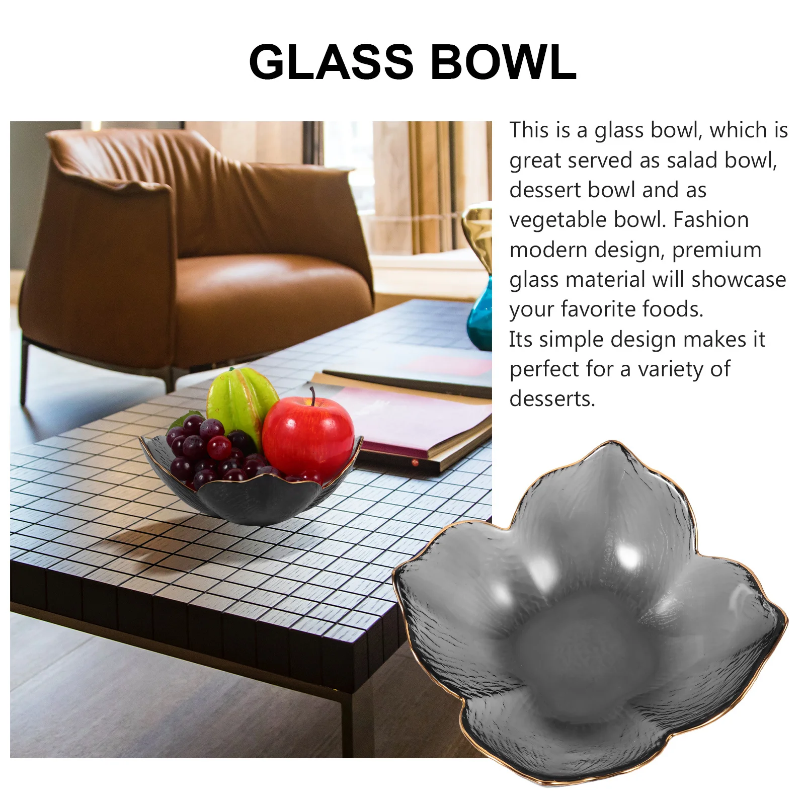 1Pcs Gold Trimmed Glass Salad Bowl Petal Design for Dessert Fruit Snacks Home Serving Tableware Salad Bowl Glass Tableware
1Pcs Gold Trimmed Glass Salad Bowl Petal Design for Dessert Fruit Snacks Home Serving Tableware Salad Bowl Glass Tableware