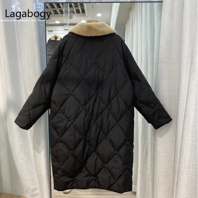 Women Collar 2023 Faux Fur New Winter Long Down Parka Female 90%White Duck Down Coat Single Breasted Warm Puffer Jacket
Women Collar 2023 Faux Fur New Winter Long Down Parka Female 90%White Duck Down Coat Single Breasted Warm Puffer Jacket