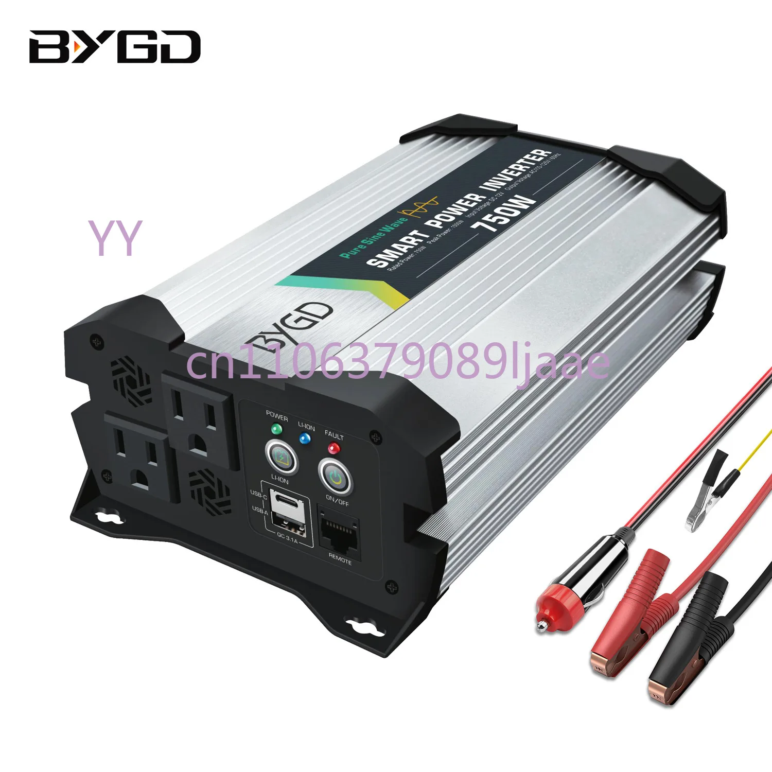 750W Pure Sine Wave Car Power Inverter 12V to 110V/220V High Power Outdoor Converter
750W Pure Sine Wave Car Power Inverter 12V to 110V/220V High Power Outdoor Converter