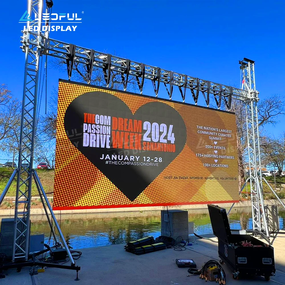 L&F P2.6 P3.9 Indoor Outdoor LED Video Wall System Package Curve Stage Background Screen Exhibition Rental Display Panel
L&F P2.6 P3.9 Indoor Outdoor LED Video Wall System Package Curve Stage Background Screen Exhibition Rental Display Panel