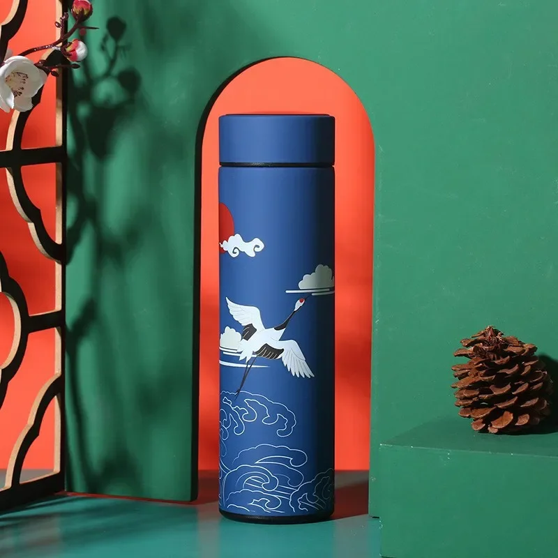 Chinese Style Insulated Water Bottle Retro Intelligent Temperature Display Insulated Cup Stainless Steel Water Cup Drinking cups
Chinese Style Insulated Water Bottle Retro Intelligent Temperature Display Insulated Cup Stainless Steel Water Cup Drinking cups