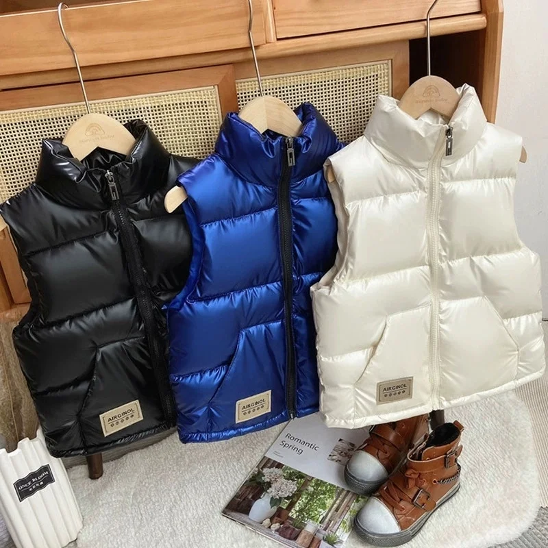 2025 Autumn Winter Children Vest Baby Boys Girls Thicken Zipper Outerwear Kids Keep Warm Solid Color Waistcoats
2025 Autumn Winter Children Vest Baby Boys Girls Thicken Zipper Outerwear Kids Keep Warm Solid Color Waistcoats
