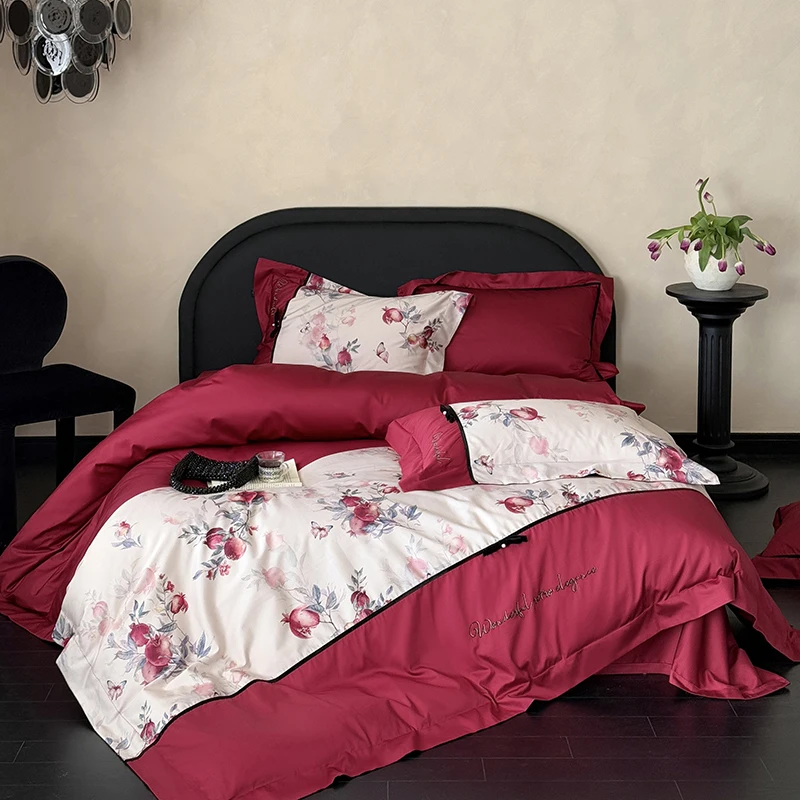 Luxury Egyptian Cotton Satin Digital Printing Bedding Set, Duvet Cover, Linen Fitted Sheet, Pillowcases, Home Textile
Luxury Egyptian Cotton Satin Digital Printing Bedding Set, Duvet Cover, Linen Fitted Sheet, Pillowcases, Home Textile