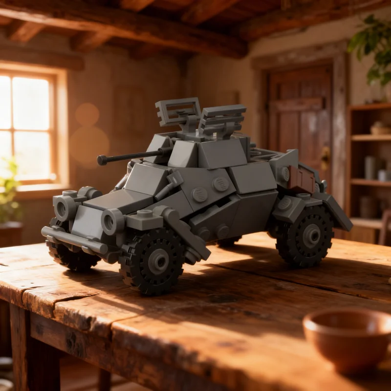 159pcs MOC Sd Kfz 222 Model Building Blocks Construction Christmas Gifts Toy Creative DIY Idea Education Assemble Architecture
159pcs MOC Sd Kfz 222 Model Building Blocks Construction Christmas Gifts Toy Creative DIY Idea Education Assemble Architecture
