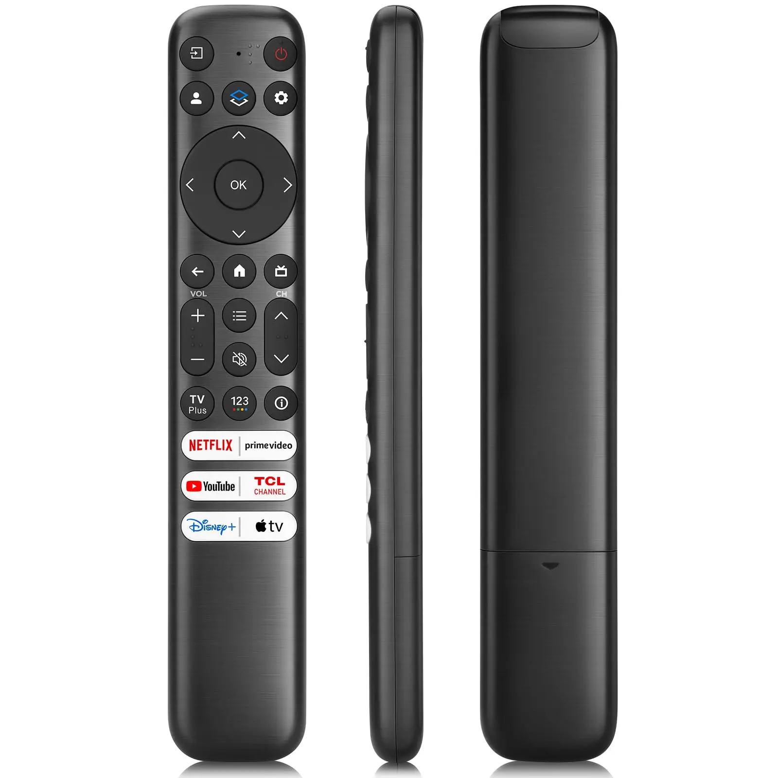 Замена пульта дистанционного управления TCL Google TV, RC813, совместимая с TCL QM8/QM7/S5/S4/S3/Q7/Q6/Q5 4K UHD HDR LED QLED QD-MiniLED
Замена пульта дистанционного управления TCL Google TV, RC813, совместимая с TCL QM8/QM7/S5/S4/S3/Q7/Q6/Q5 4K UHD HDR LED QLED QD-MiniLED