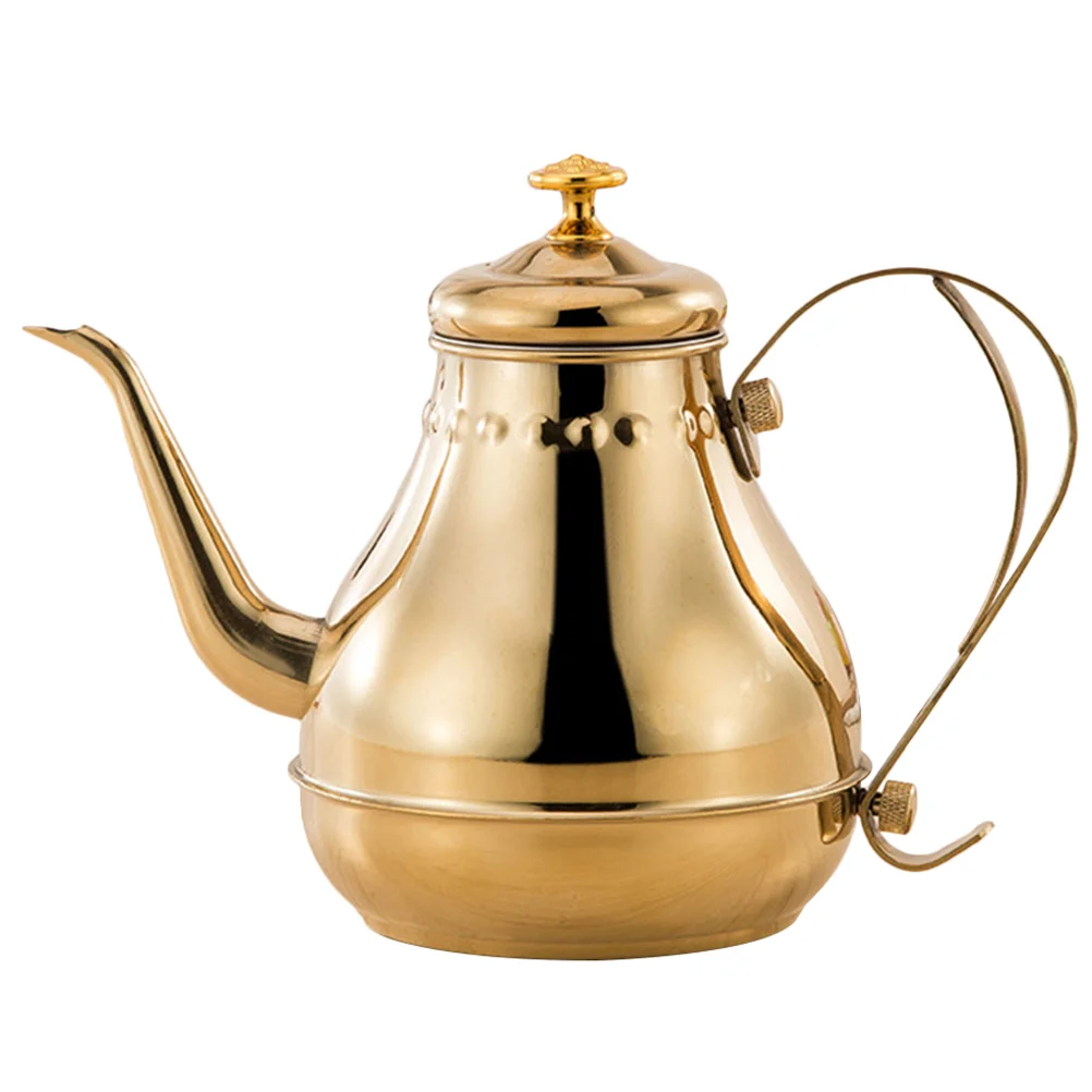 Stainless Steel Teapot Café Kettle Handle Water Filter Practical Stovetop Daily Use Coffee
Stainless Steel Teapot Café Kettle Handle Water Filter Practical Stovetop Daily Use Coffee