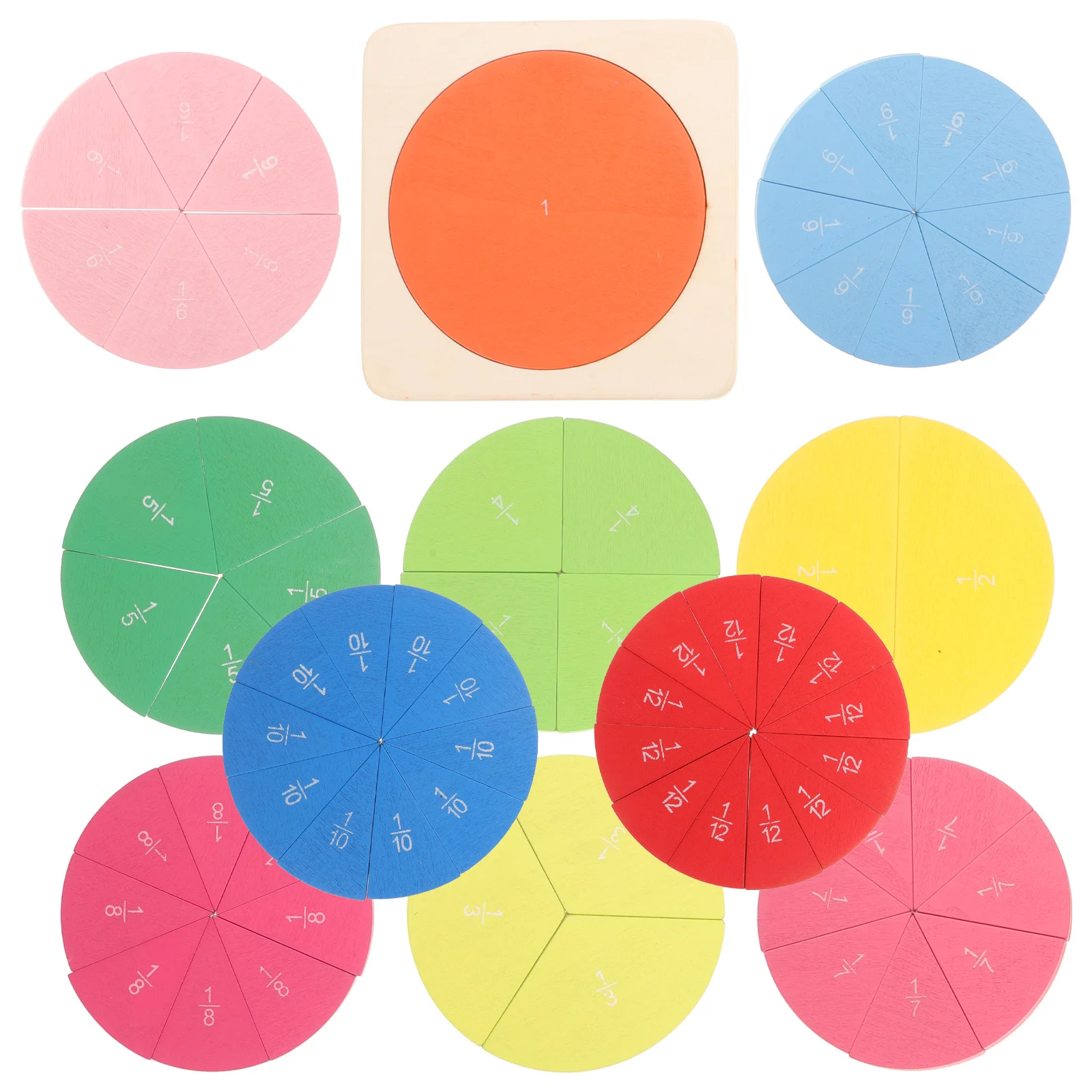 1Set Premium Wooden Fraction Number Tray Educational Cognitive Learning Early Math Counting Mathematics Training Set
1Set Premium Wooden Fraction Number Tray Educational Cognitive Learning Early Math Counting Mathematics Training Set