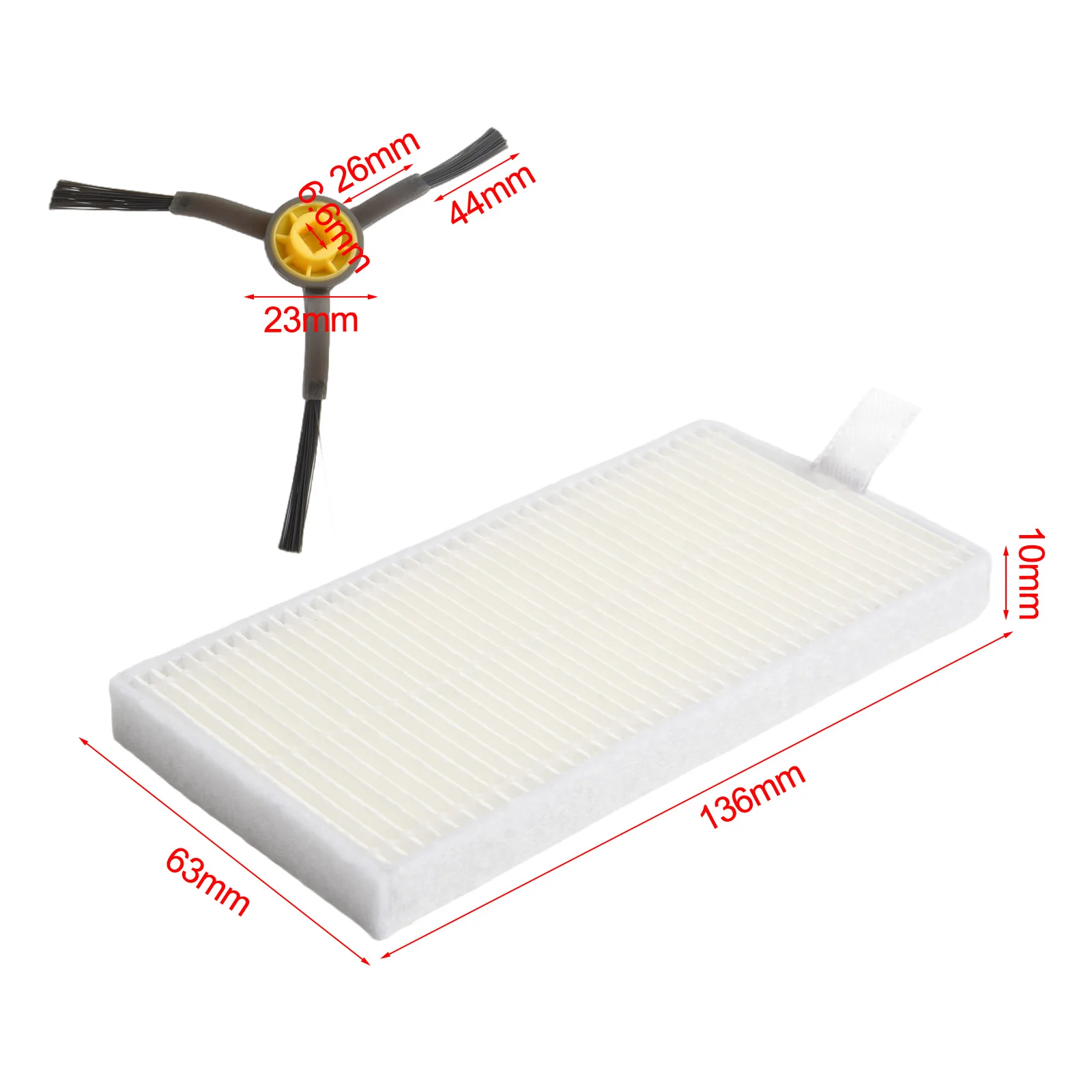 Side Brushes Kit Filters Side Brushes Vacuum Cleaner Parts Efficient Side Brushes For Midea Long-lasting And Sturdy
Side Brushes Kit Filters Side Brushes Vacuum Cleaner Parts Efficient Side Brushes For Midea Long-lasting And Sturdy