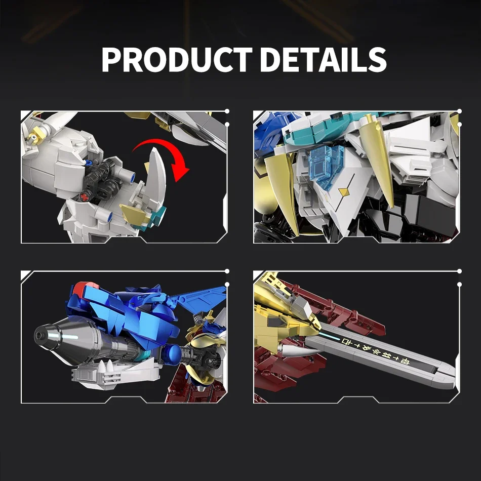 Mecha MOC Building Blocks Set With Stand Mechanical Armor Robot Figures Toys Boys DIY Ornaments Collection Adults Gifts Bricks
Mecha MOC Building Blocks Set With Stand Mechanical Armor Robot Figures Toys Boys DIY Ornaments Collection Adults Gifts Bricks