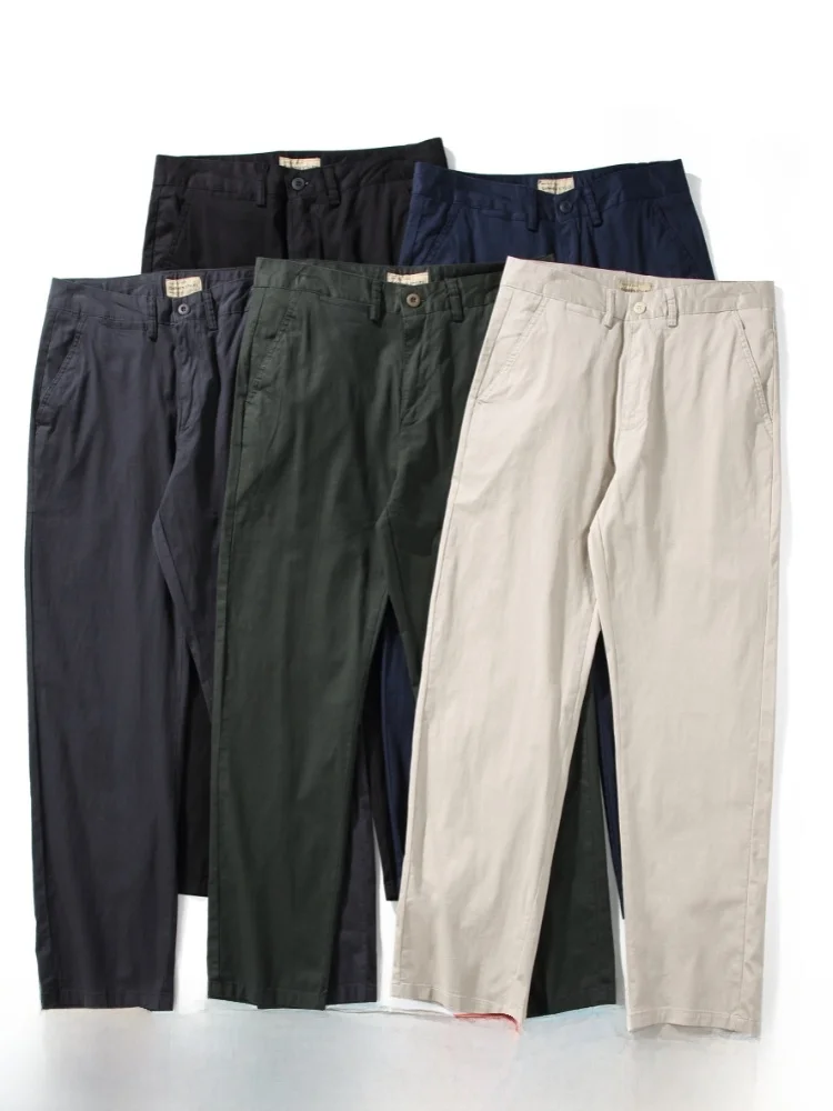 100% Cotton Straight Leg Casual Pants Men's Retro American Style Elastic Waist Washed Summer Spring Comfortable Breathable
100% Cotton Straight Leg Casual Pants Men's Retro American Style Elastic Waist Washed Summer Spring Comfortable Breathable