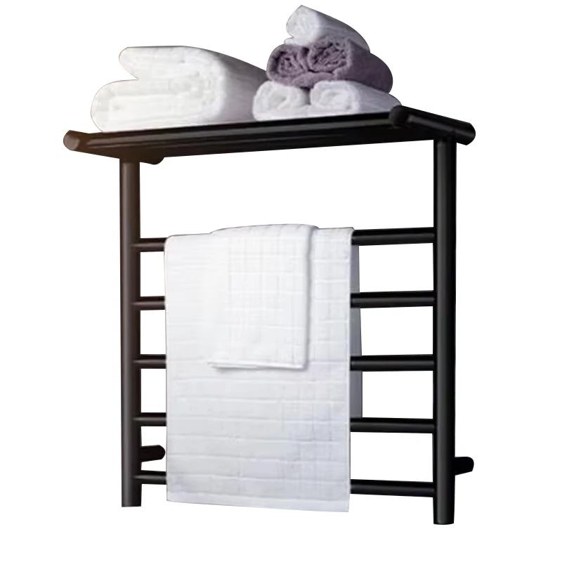 Factory Direct Wall-Mounted Black Heated Towel Rack Thermal Control Electric Radiator with Heater for Bathroom
Factory Direct Wall-Mounted Black Heated Towel Rack Thermal Control Electric Radiator with Heater for Bathroom