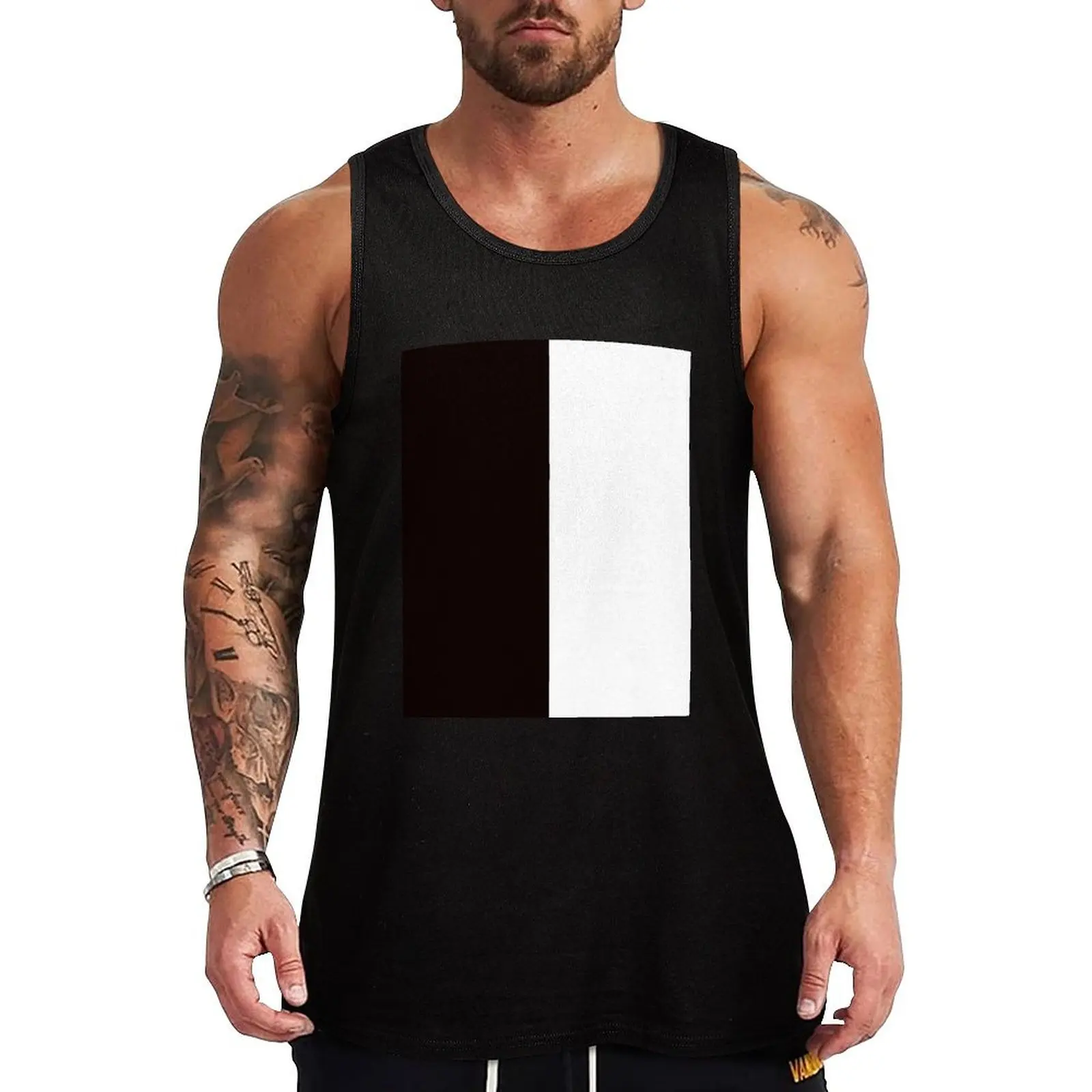 Half Black Half White Mini Skirt Tank Top sleeveless shirt man gym training accessories men clothing sleeveless shirts
Half Black Half White Mini Skirt Tank Top sleeveless shirt man gym training accessories men clothing sleeveless shirts