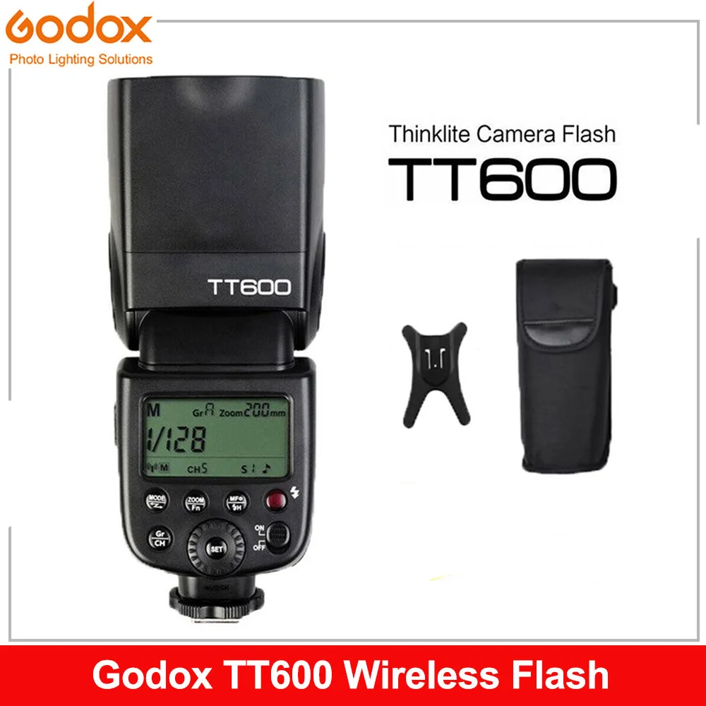 Godox TT600 TT600-S 2.4G Wireless GN60 Master/Slave Camera Flash Speedlite for Canon Nikon Sony Pentax Olympus Fuji Lumix
Godox TT600 TT600-S 2.4G Wireless GN60 Master/Slave Camera Flash Speedlite for Canon Nikon Sony Pentax Olympus Fuji Lumix