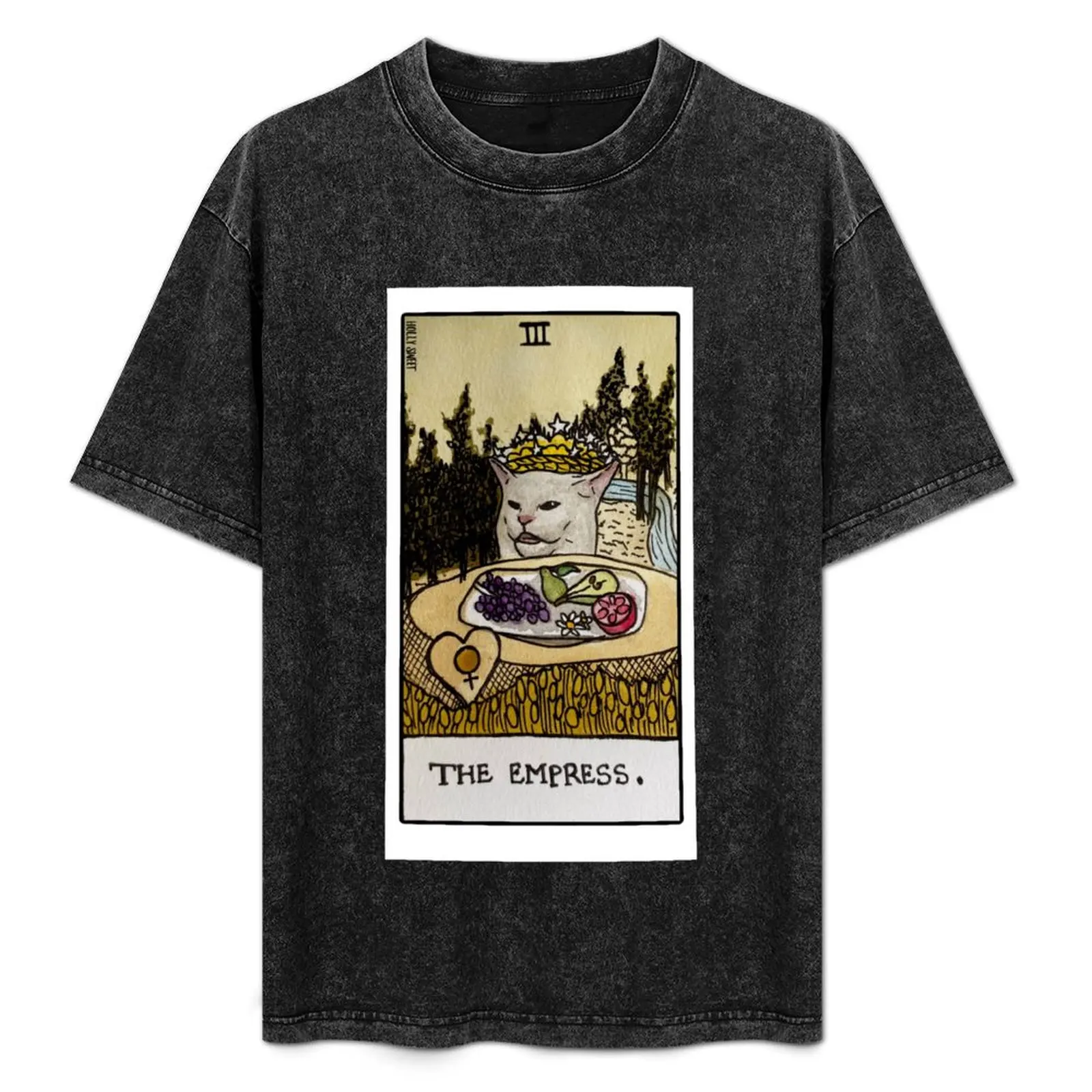 The Empress smudge the cat tarot card T-Shirt Large Size Breathable Tee
The Empress smudge the cat tarot card T-Shirt Large Size Breathable Tee
