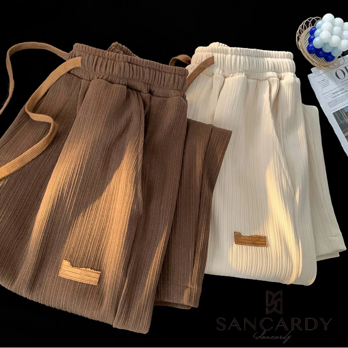 Trendy Textured Straight Leg Casual Pants for Men and Women in Spring and Summer Loose High Street Fashion Wide Leg Sports Pants
Trendy Textured Straight Leg Casual Pants for Men and Women in Spring and Summer Loose High Street Fashion Wide Leg Sports Pants