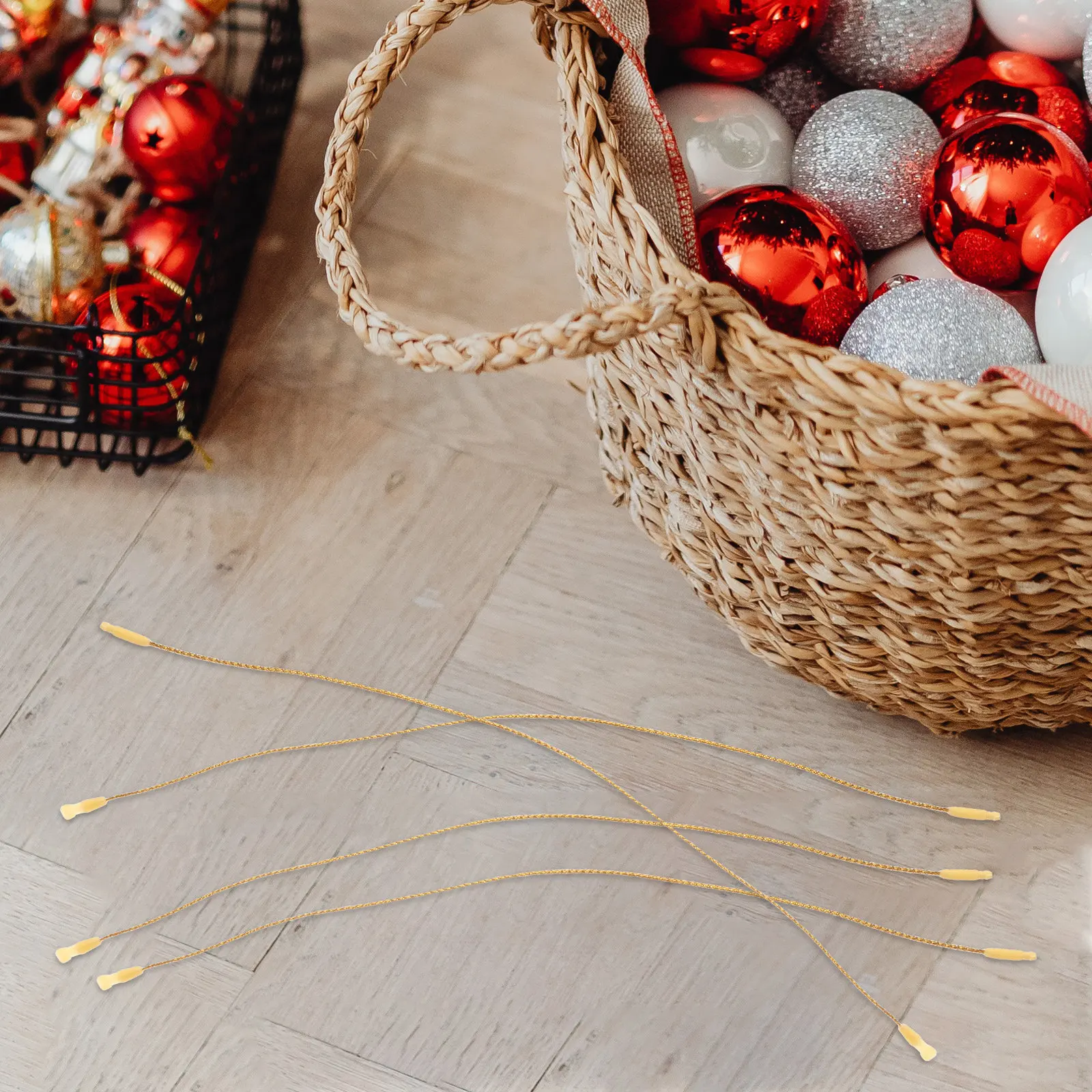 100Pcs Precut Snap Lock Ornament Hanging Ropes Christmas Tree Hangers for Balls Tags Labels Jars Bookmarks Ribbon Style
100Pcs Precut Snap Lock Ornament Hanging Ropes Christmas Tree Hangers for Balls Tags Labels Jars Bookmarks Ribbon Style