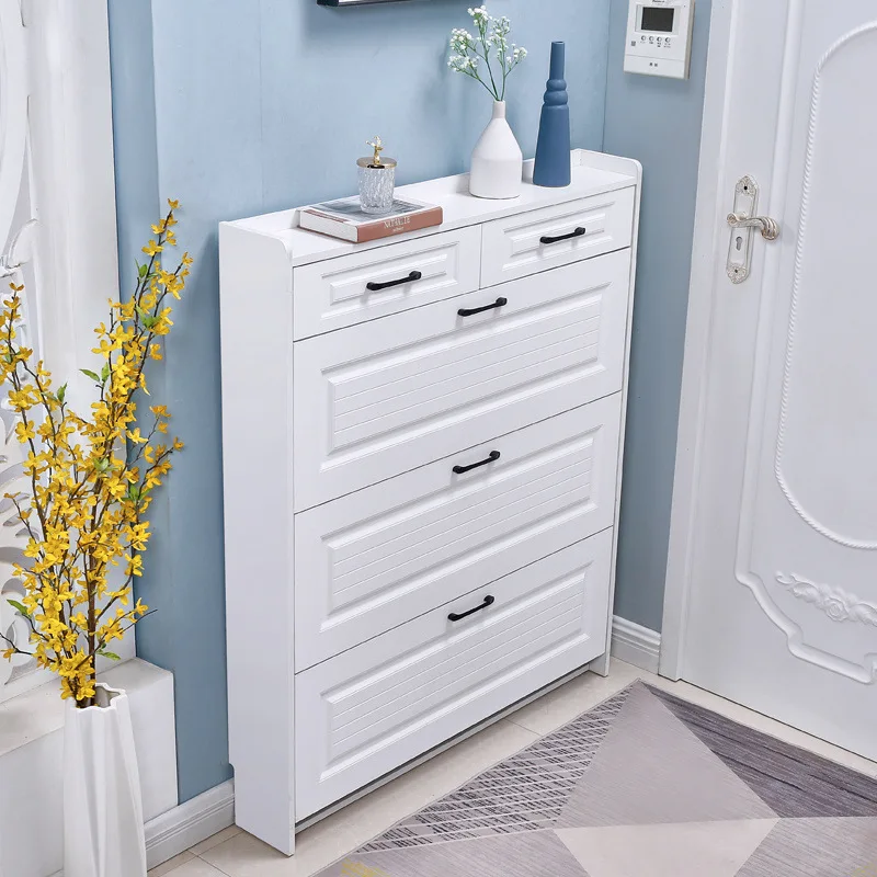 Nordic ultra-thin tipping bucket shoe cabinet door home simple modern large-capacity storage cabinet space-saving
Nordic ultra-thin tipping bucket shoe cabinet door home simple modern large-capacity storage cabinet space-saving