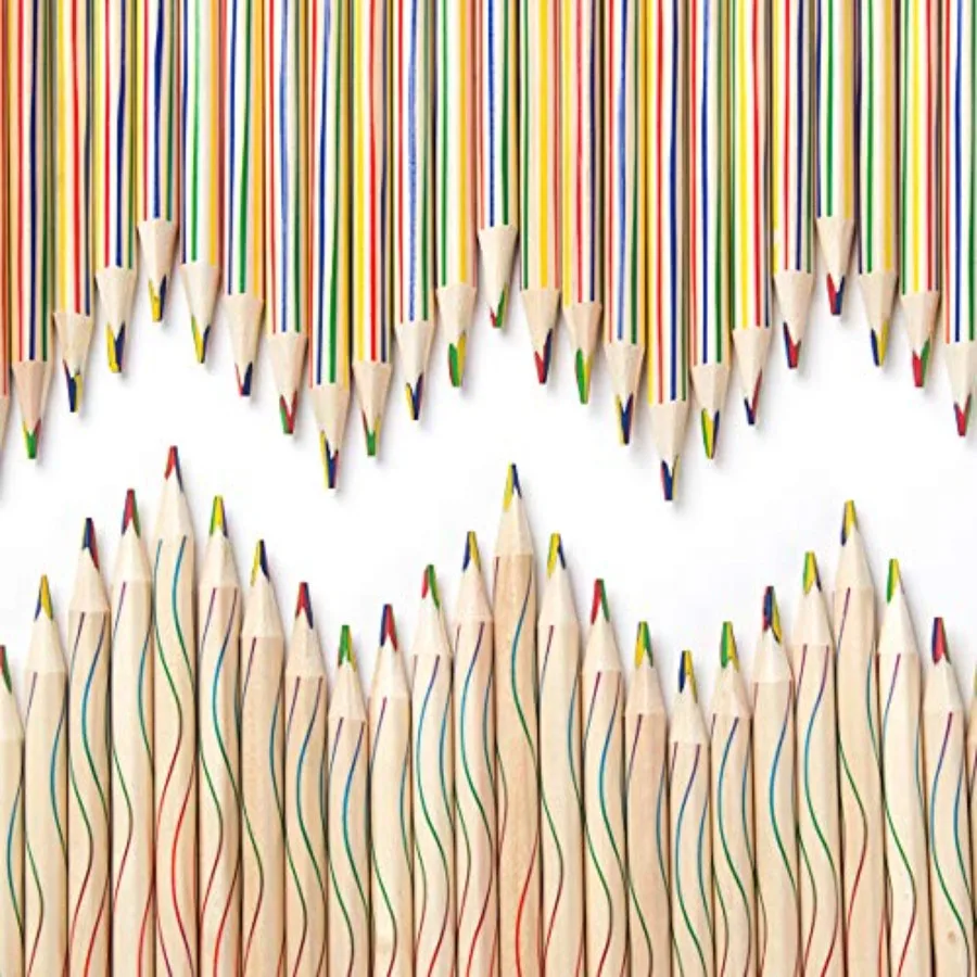 Pieces Rainbow Colored Pencils, 4 Color in 1 Rainbow Pencils for,Assorted Colors for Drawing Coloring Sketching, Party Favors,
Pieces Rainbow Colored Pencils, 4 Color in 1 Rainbow Pencils for,Assorted Colors for Drawing Coloring Sketching, Party Favors,