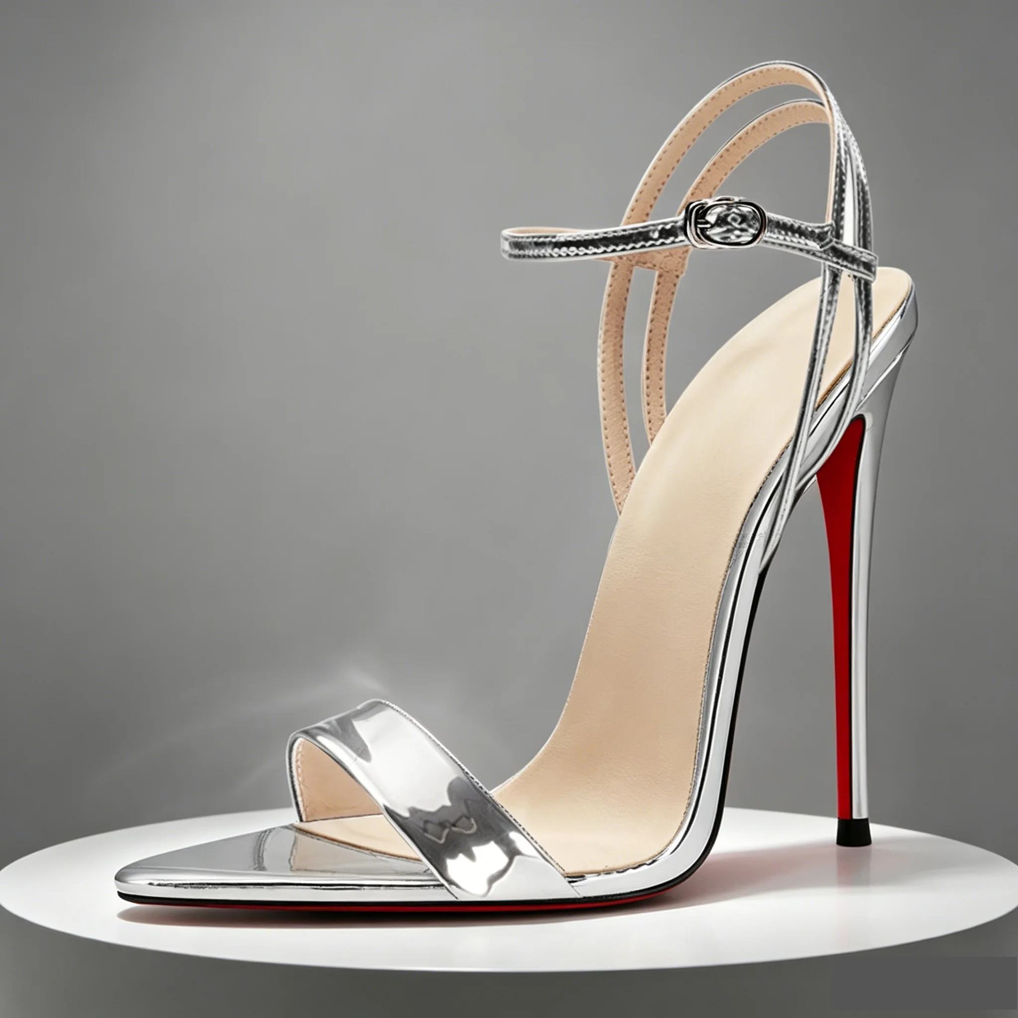 26 styles of 12cm pointed-toe sexy open-toe fashionable large-size sandals, elegant women's matching red-soled high heels
26 styles of 12cm pointed-toe sexy open-toe fashionable large-size sandals, elegant women's matching red-soled high heels