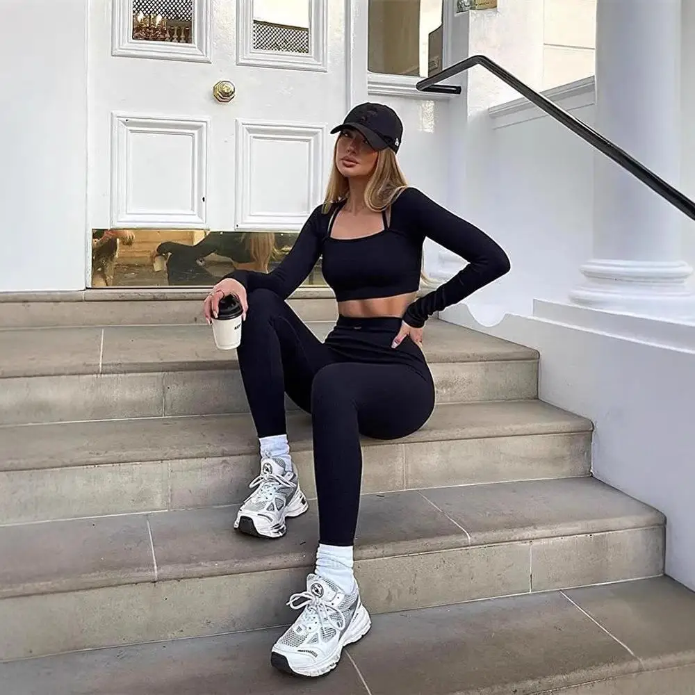 High Waisted Yoga Leggings Women's Sports Exercise Pants Pure Color Bottoming Trousers for Fitness And Exercise
High Waisted Yoga Leggings Women's Sports Exercise Pants Pure Color Bottoming Trousers for Fitness And Exercise