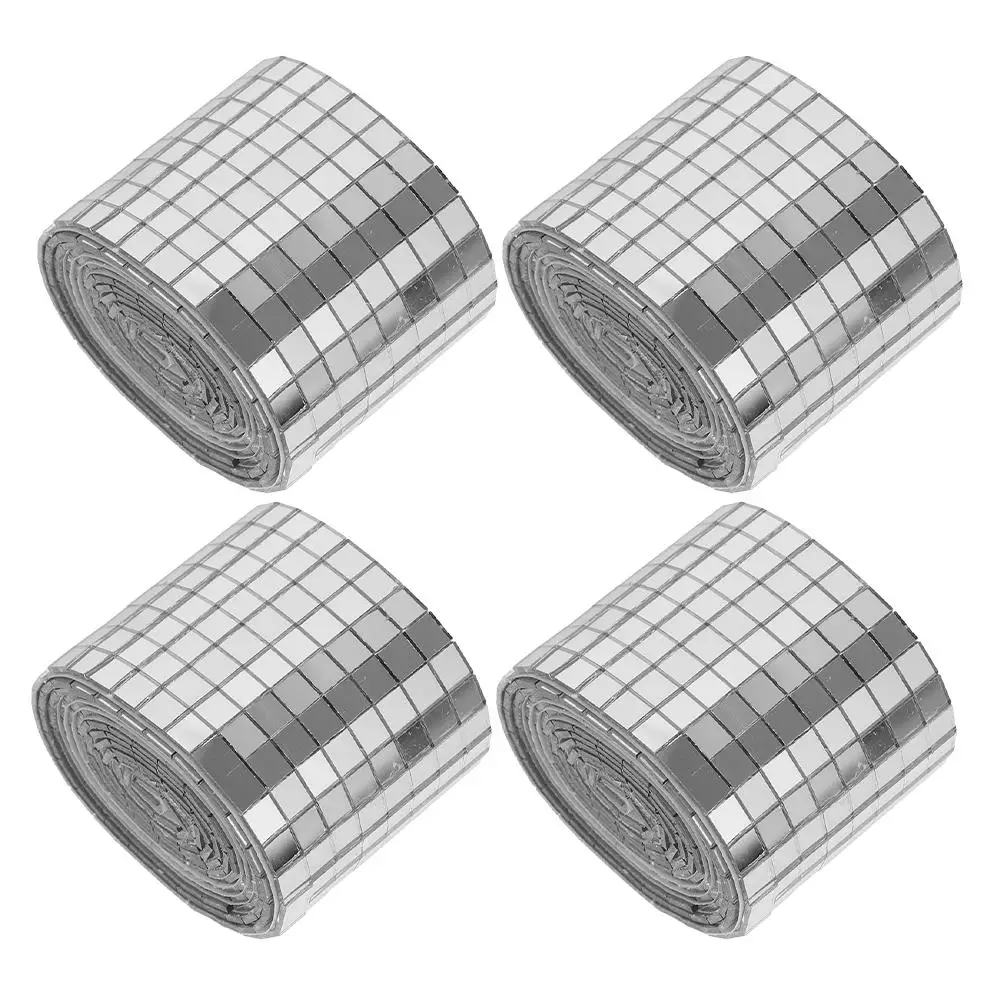 4 Rolls Silver Mosaic Wall Stickers DIY Mirror Tiles Acrylic 4x100cm 5x5mm Pieces Craft Decor KTV Home Bathroom
4 Rolls Silver Mosaic Wall Stickers DIY Mirror Tiles Acrylic 4x100cm 5x5mm Pieces Craft Decor KTV Home Bathroom