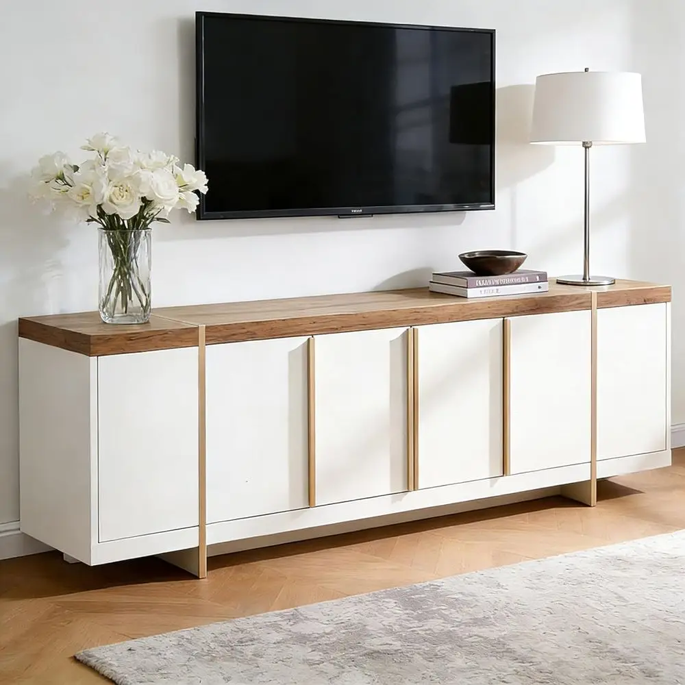 70-80 TV Stand with Storage, Antique White Entertainment Center for Living Room or Bedroom
70-80 TV Stand with Storage, Antique White Entertainment Center for Living Room or Bedroom