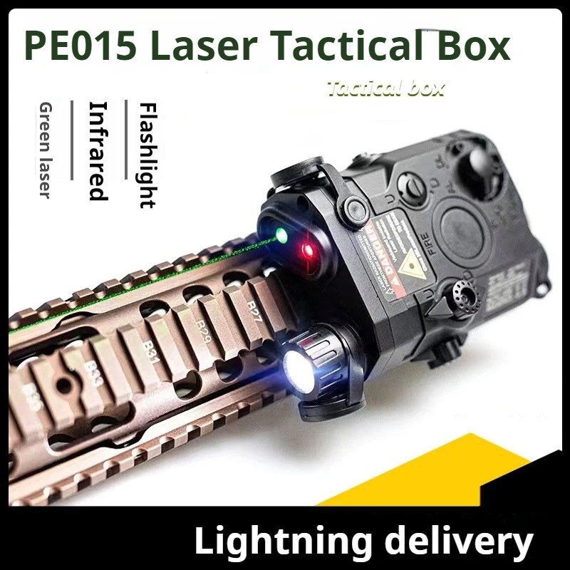 Tactical Airsoft Multifunctional Peq15 green laser tactical batterybox red laser flashlightCS toys outdoor equipment accessories 
Tactical Airsoft Multifunctional Peq15 green laser tactical batterybox red laser flashlightCS toys outdoor equipment accessories