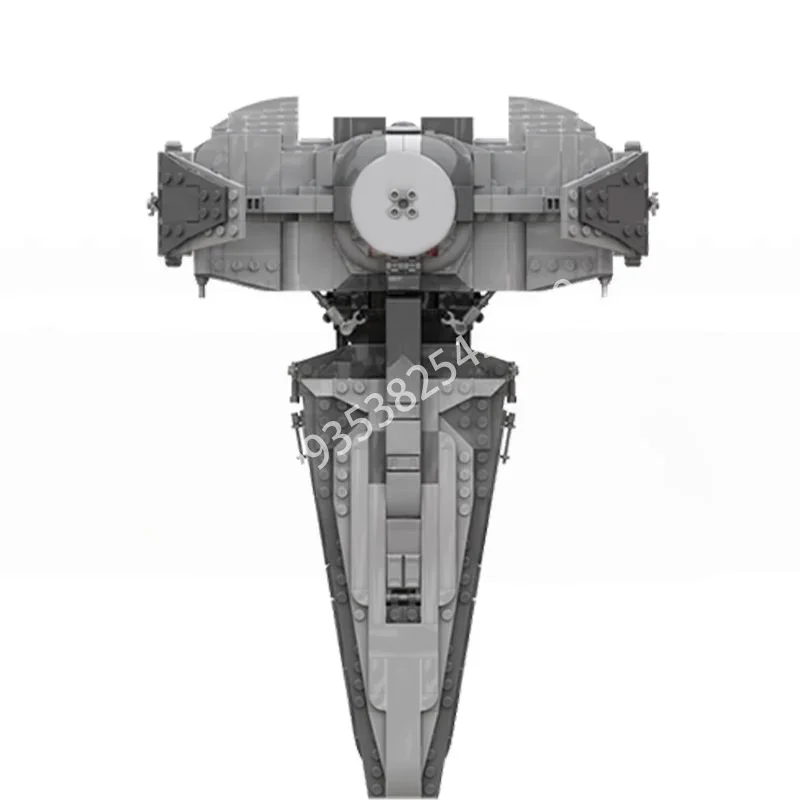 696PCS MOC Science Fiction Movie (STAR BATTLE) Sith Infiltrator Ultimate Playscale Building Blocks Model Festival Gift For Boy
696PCS MOC Science Fiction Movie (STAR BATTLE) Sith Infiltrator Ultimate Playscale Building Blocks Model Festival Gift For Boy