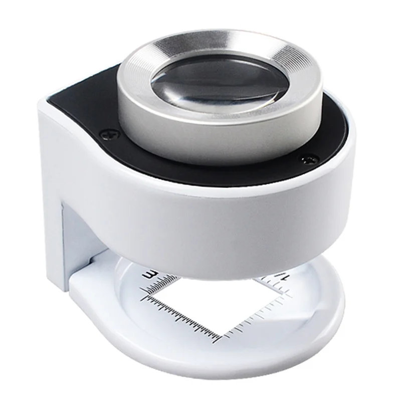 20pcs 30x All Metal Textile Cloth Printing Grid Pigeon Eye Illumination Mirror with 6led Cash Detector Scale Magnifying Glass
20pcs 30x All Metal Textile Cloth Printing Grid Pigeon Eye Illumination Mirror with 6led Cash Detector Scale Magnifying Glass