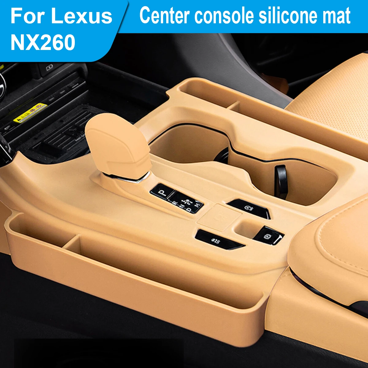 Suitable for 2022-2025 Lexus Nx260, Center Console Silicone Storage Mat - Left-Hand Drive, Center Console Storage Accessories, Interior Modification Parts
Suitable for 2022-2025 Lexus Nx260, Center Console Silicone Storage Mat - Left-Hand Drive, Center Console Storage Accessories, Interior Modification Parts