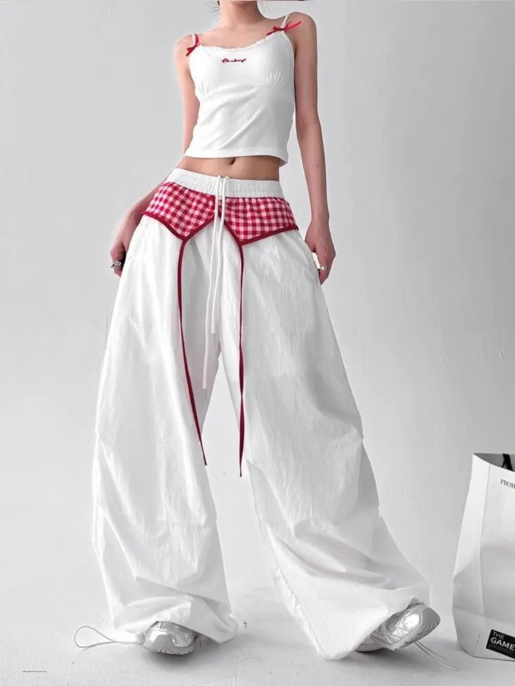 Ретро американский стиль, лето 2025 г., клетчатые кружевные талии в стиле пэчворк, свободные повседневные брюки с эластичной резинкой на талии, искусственные брюки из двух предметов
Ретро американский стиль, лето 2025 г., клетчатые кружевные талии в стиле пэчворк, свободные повседневные брюки с эластичной резинкой на талии, искусственные брюки из двух предметов