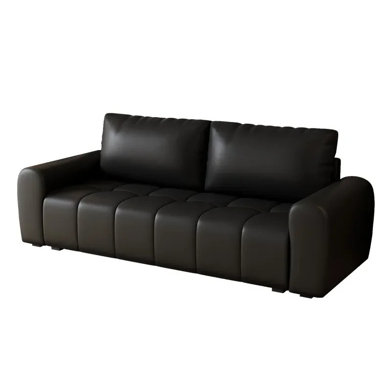 Italian Minimalist Black Leather Sofa for Home Living Room Light Luxury Retro Small Apartment Straight Sofa
Italian Minimalist Black Leather Sofa for Home Living Room Light Luxury Retro Small Apartment Straight Sofa